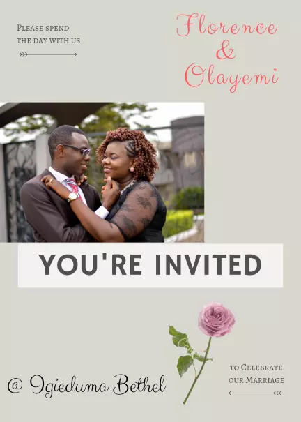 Wedding Invitation card